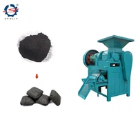 Maschine zur Herstellung von Holzkohlebriketts