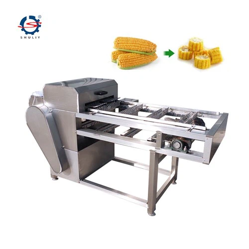 Mais Frischmais Schneidmaschine